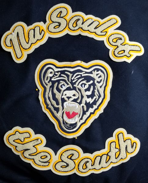 Custom Chenille and Embroidery Letterman Jacket Full Back Designs