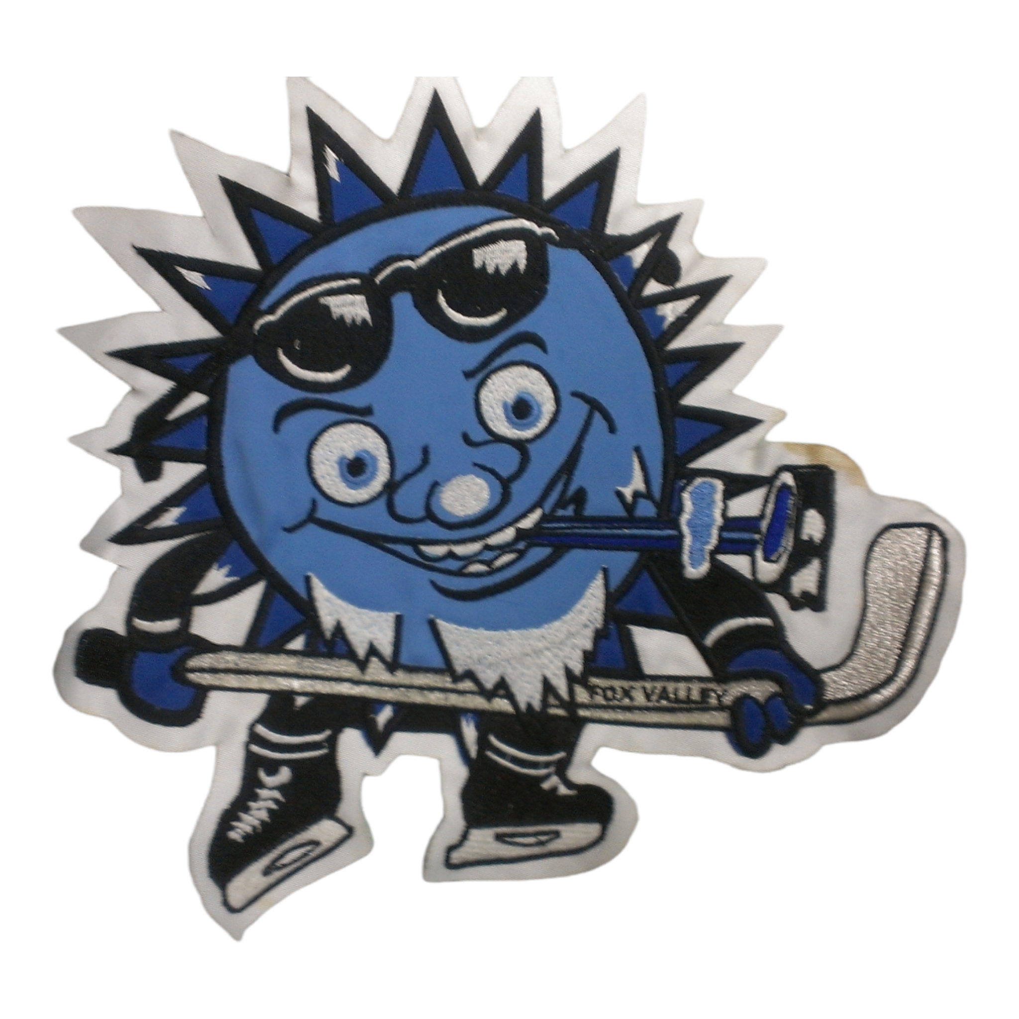 Complex Embroidery and Tackle Twill Hockey Logo