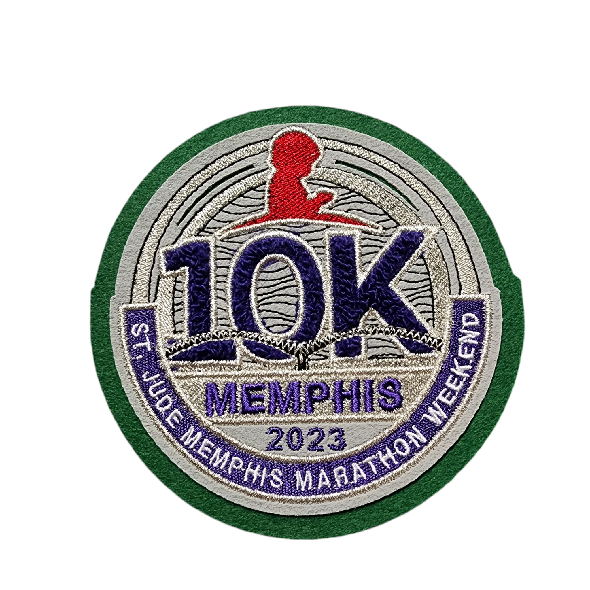 10K Memphis Embroidery/Chenille Patch