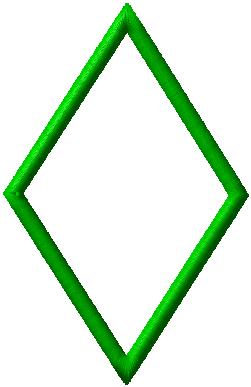 Diamond Motorcycle Patch