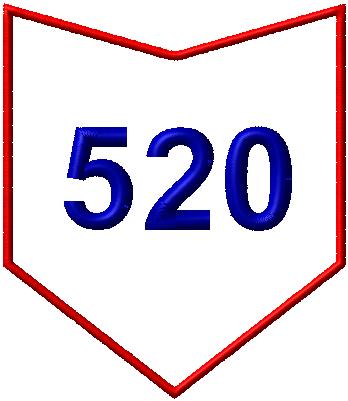 Chenille Letterman Jacket Odd Shape Patch P11500 - 4 My Jacket