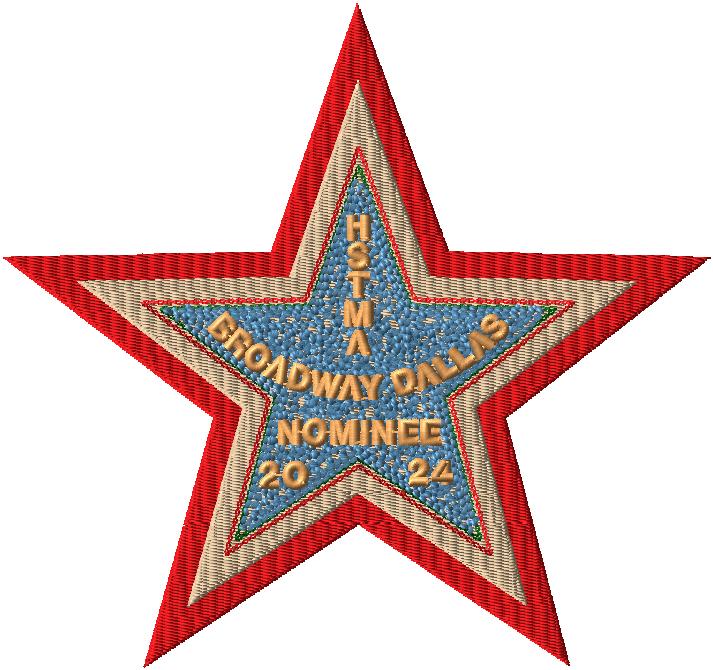 Chenille Star With Lettering