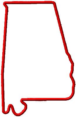 Alabama Chenille Letterman Jacket Patch