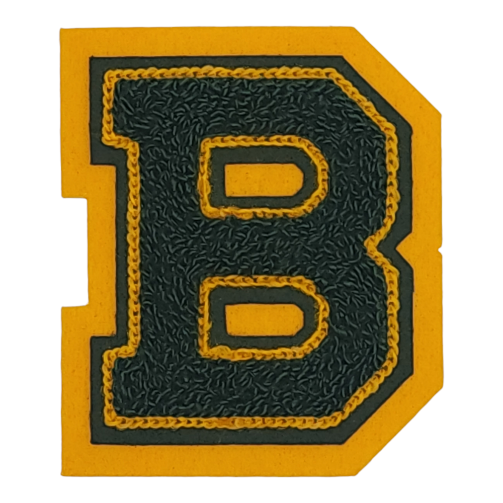 Bold Chenille Letterman Jacket 3 Inch Individual Letters - 4 My Jacket