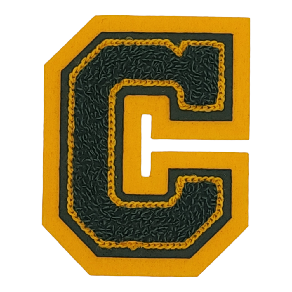 Letterman Jacket Chenille 3 inch letter C