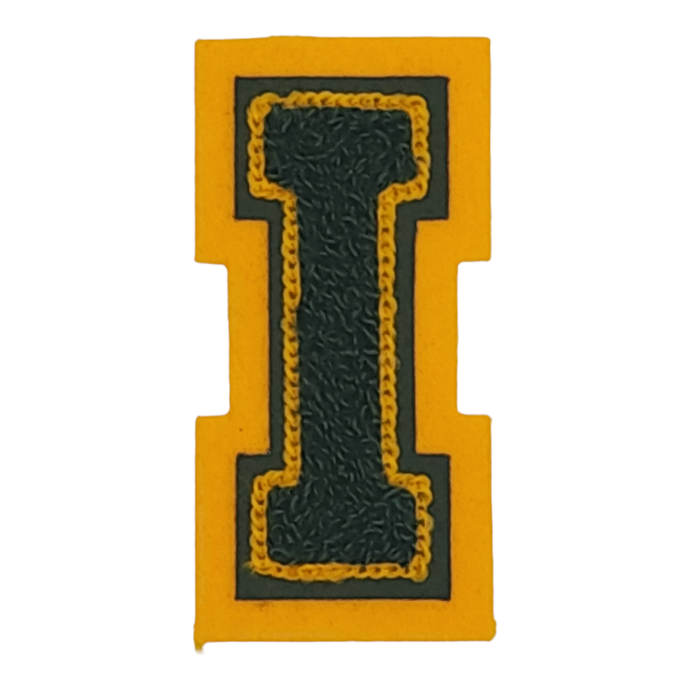 Letterman Jacket Chenille 3 inch letter I