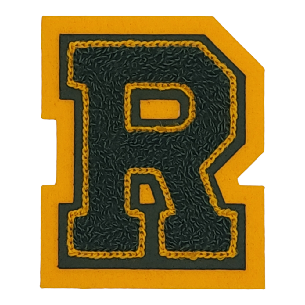 Letterman Jacket Chenille 3 inch letter R