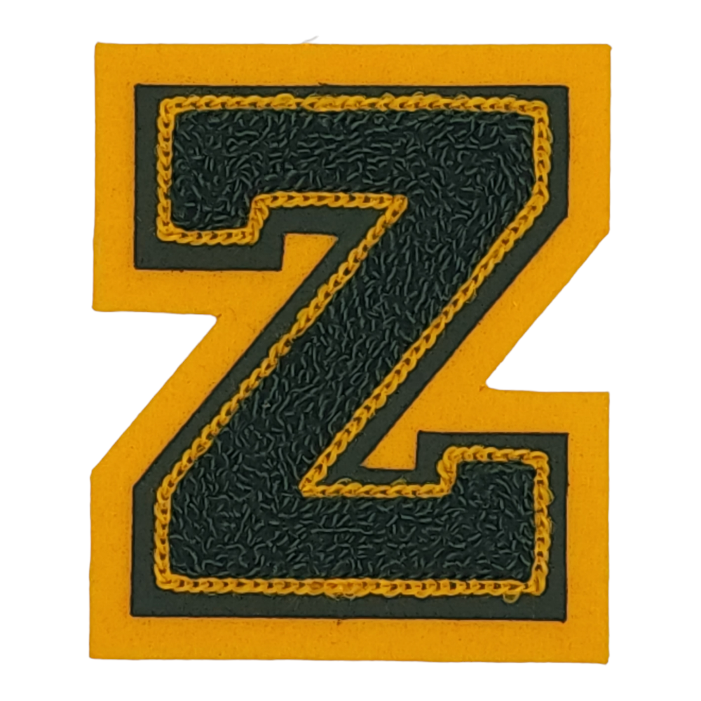 Letterman Jacket Chenille 3 inch letter Z