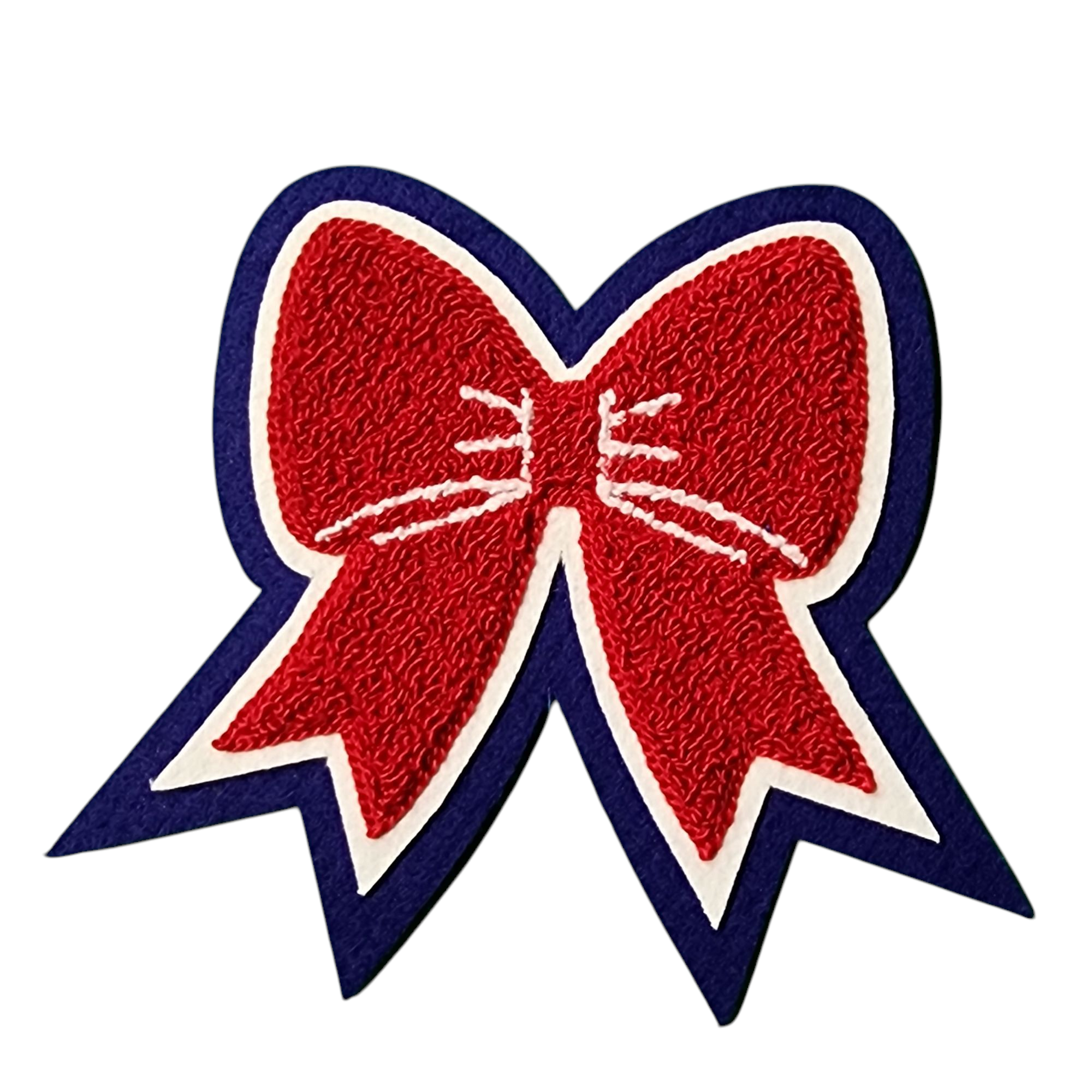 Traditinal Chenille Letterman Jacket Cheerleader Bow