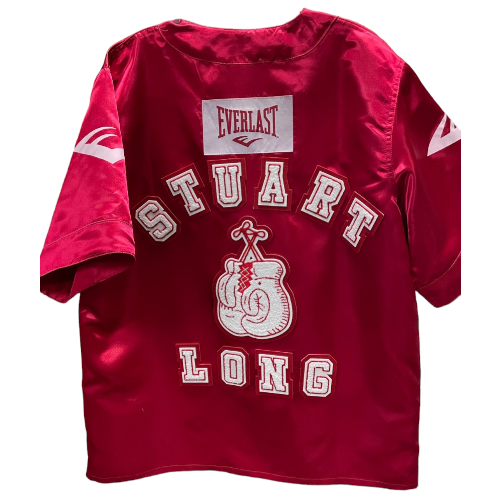 Chenille Boxing Glove Smock With Lettering