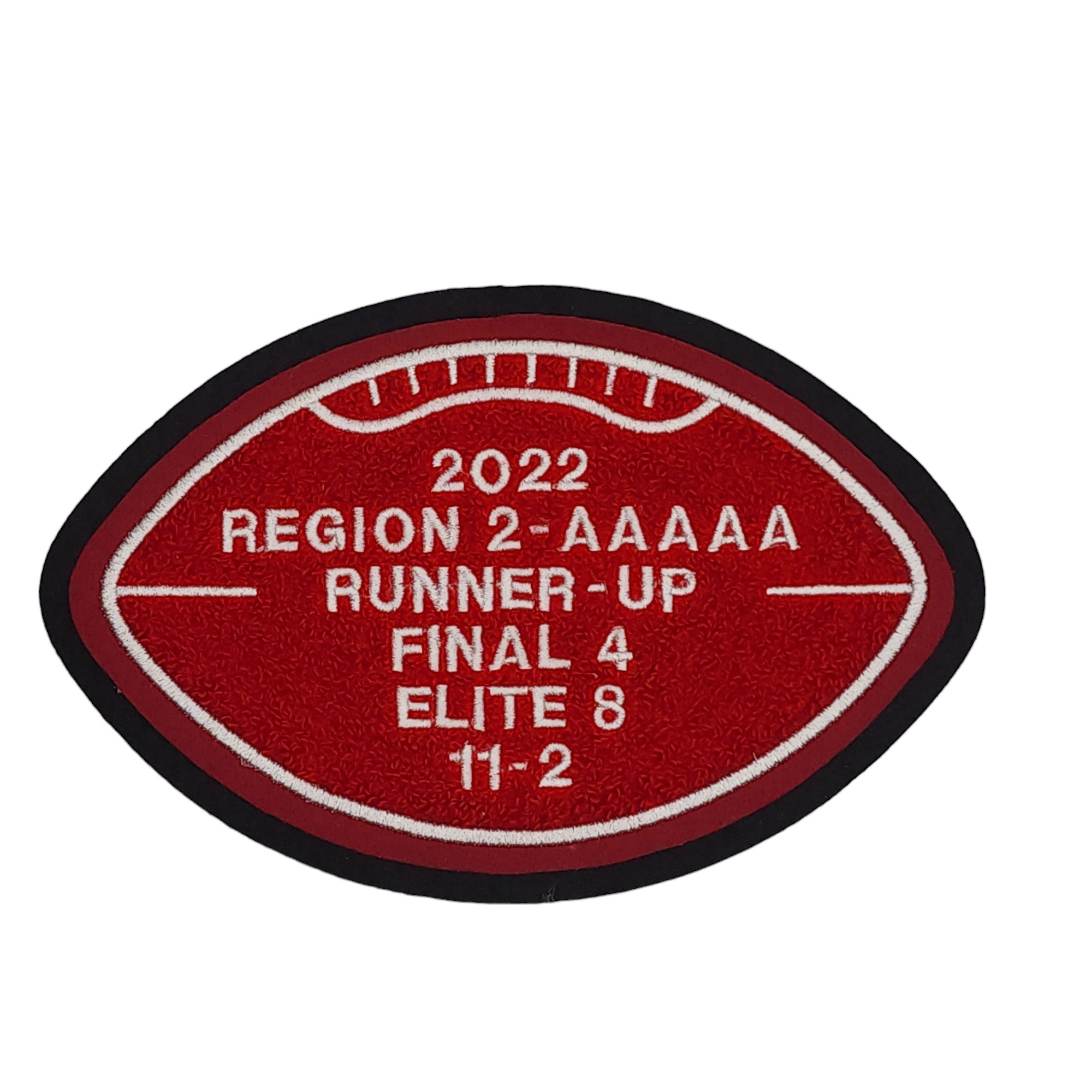 Chenille Football Satin Border