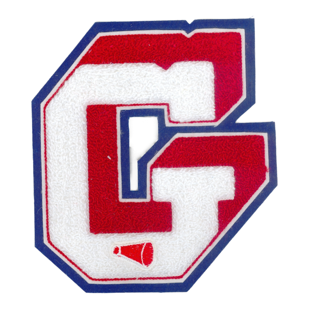 Traditional Grapevine Texas Letterman 3D Letter G for GHS