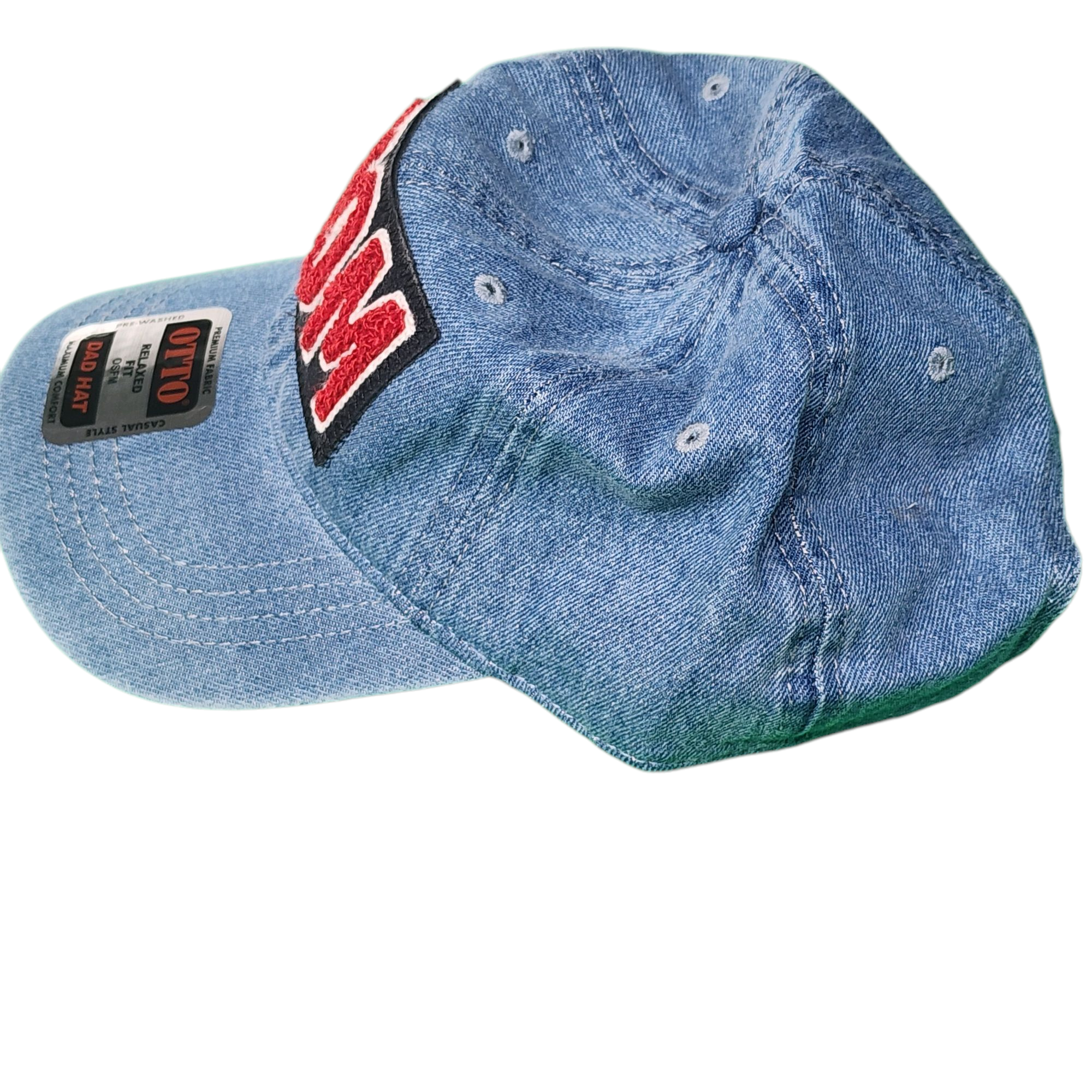 Chenille Mom Baseball Cap - Left Side