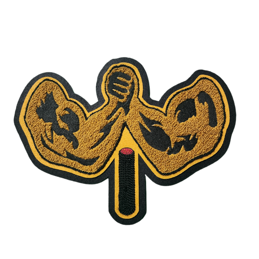 Chenille letterman Jacket Aerm Wrestling Patch