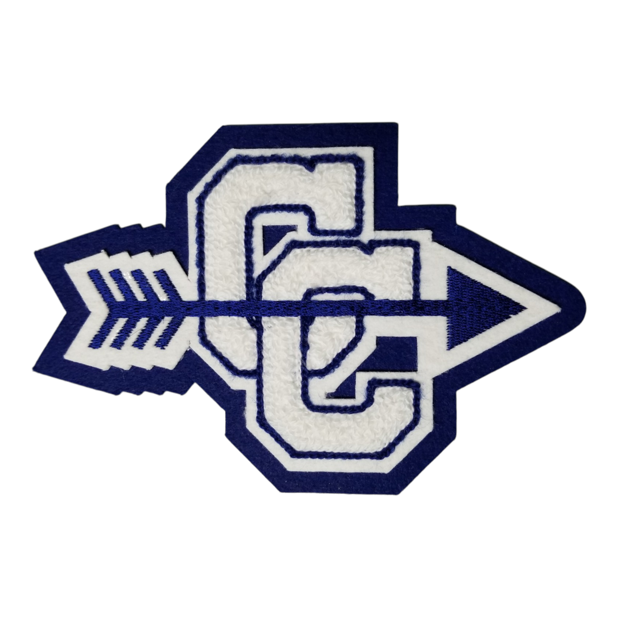 Chenille Cross Country Letterman Jacket Patch