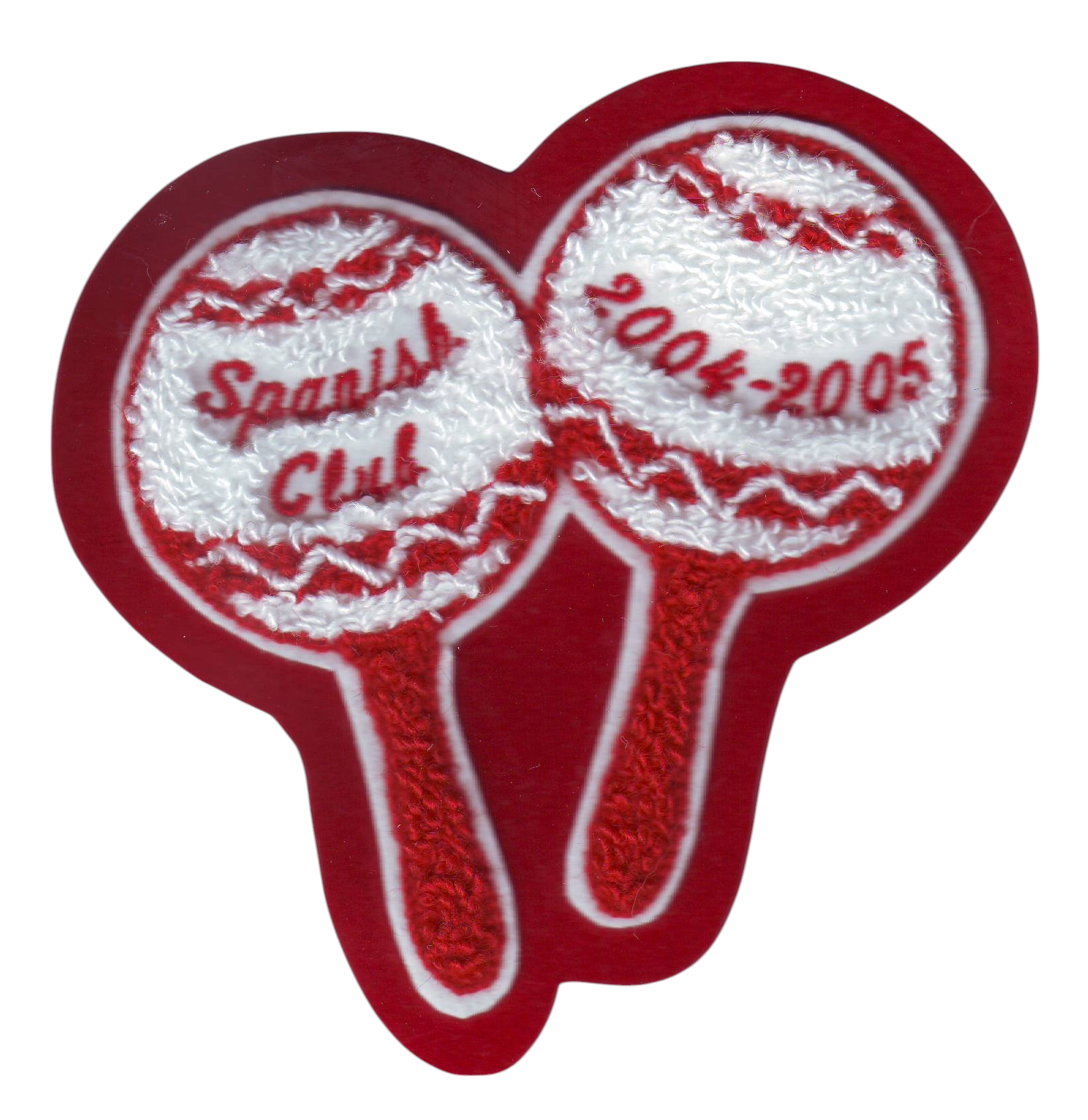 Chenille Spanish Maracas Patch