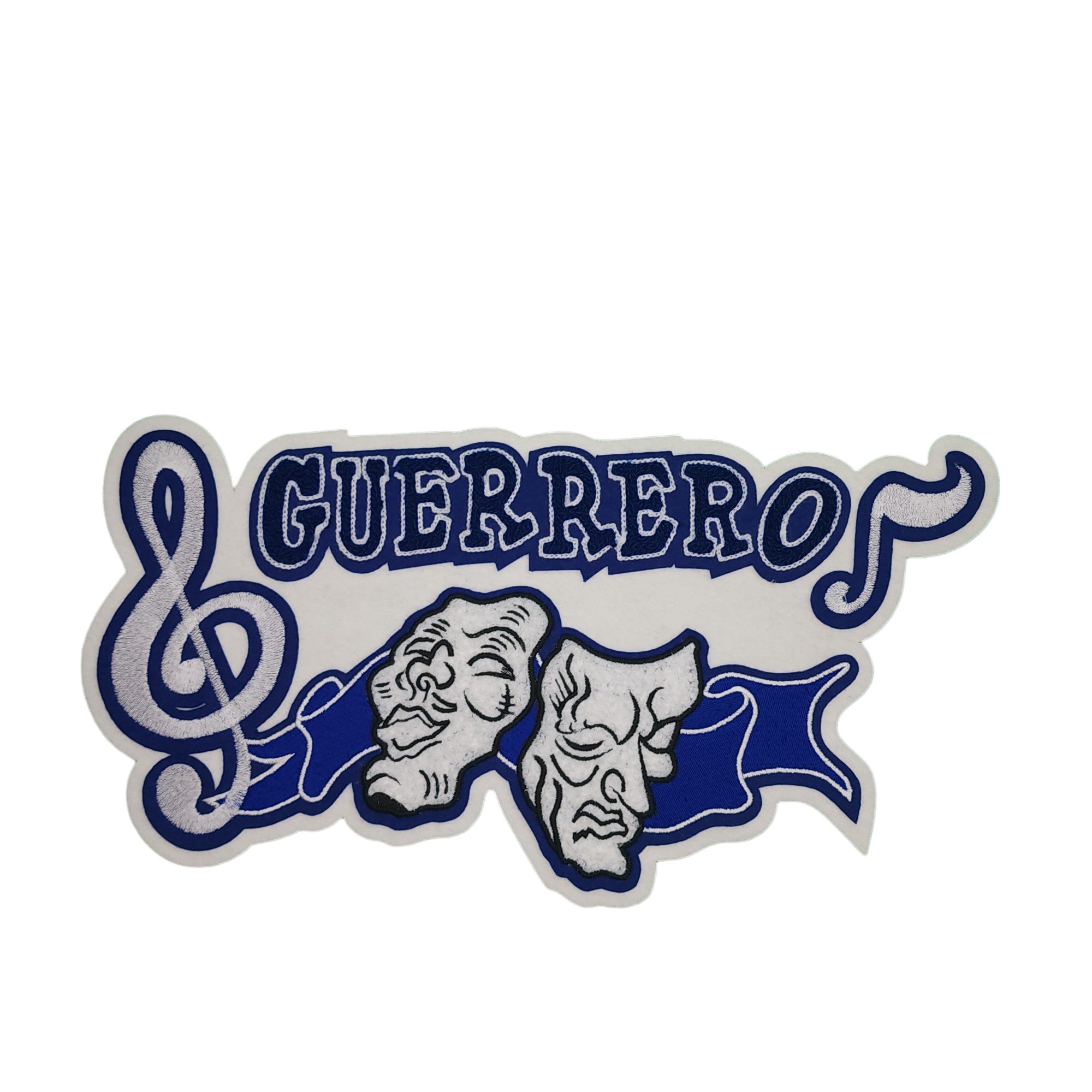 Custom Chenille Drama Back Patch