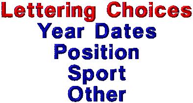 Chenille Letterman Jacket Chevron Patches P11351 - 4 My Jacket