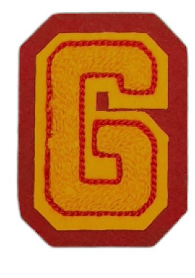 Individual Chenille Block Letter