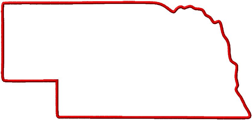 Chenille Nebraska Letterman Jacket Patch