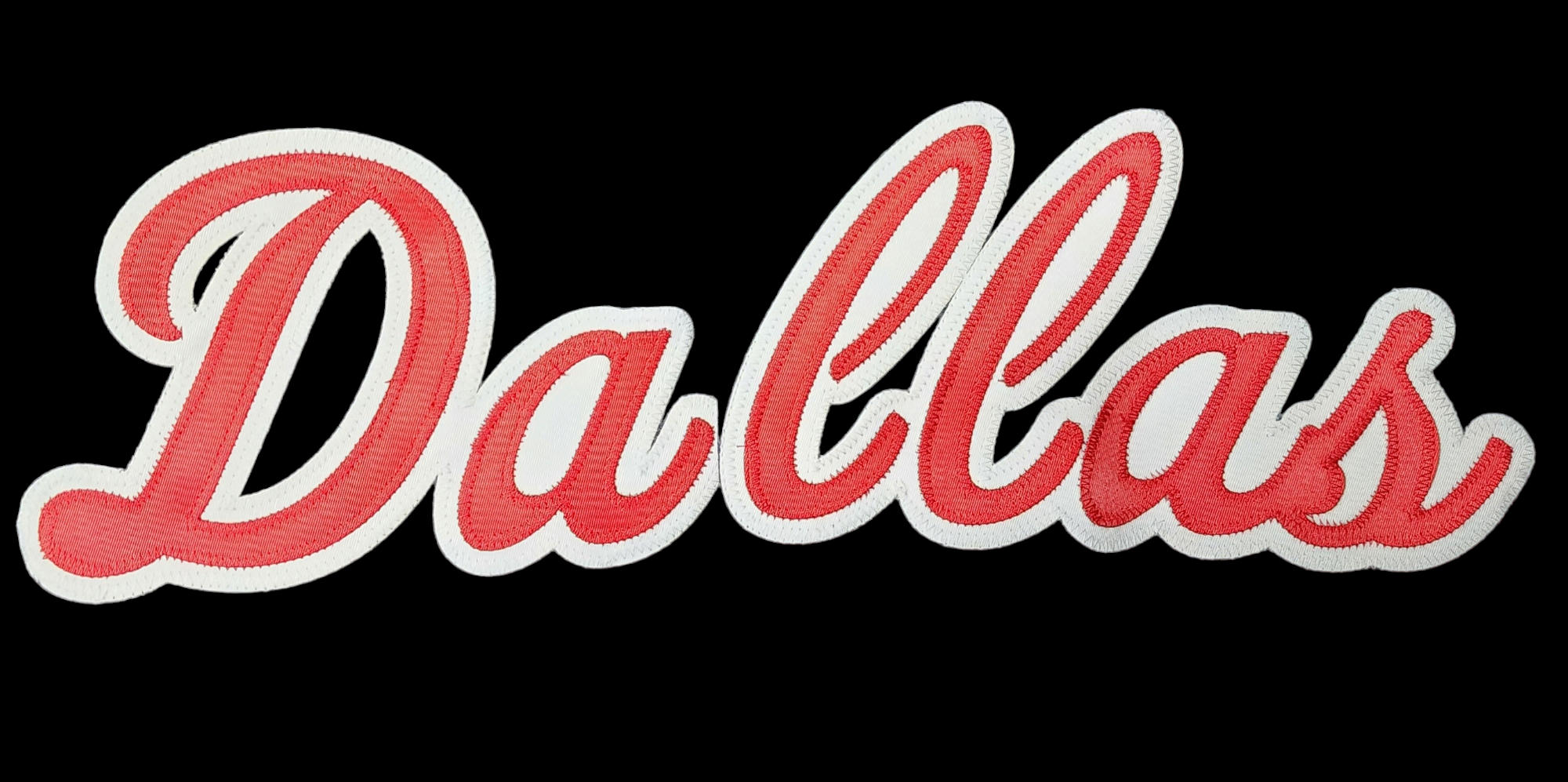 Two Collor Dallas Tackle Twill Split Script Name