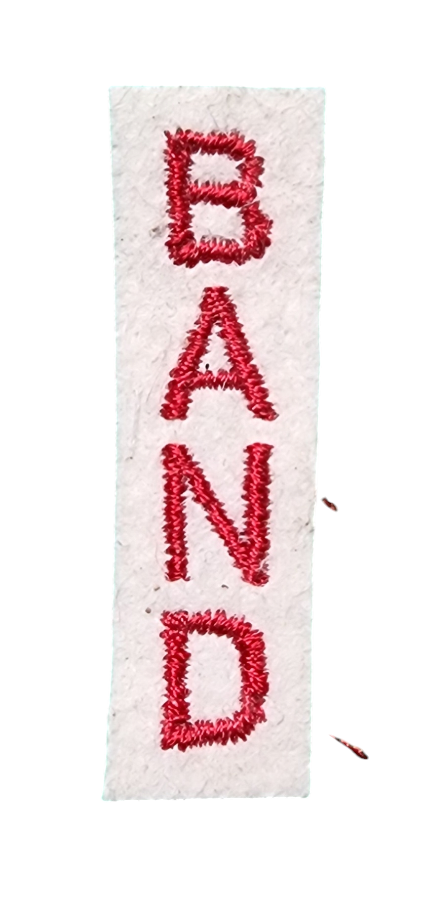 Letterman Jacket Band Word Insert