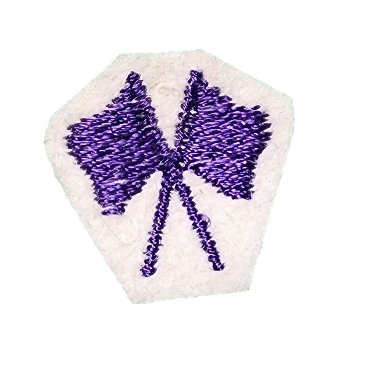 Letterman Jacket Crossed Flags Insert