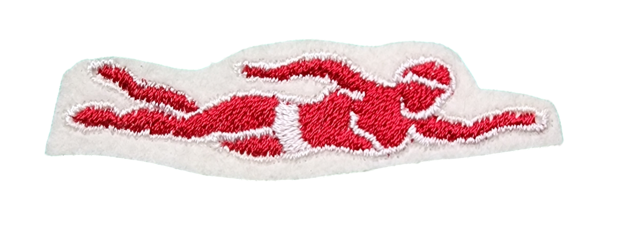 Letterman Jacket Male Swimmer Insert