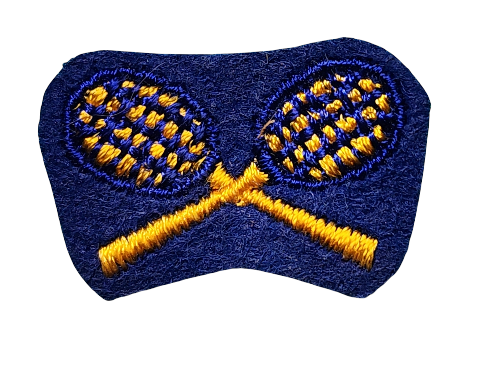 Letterman Jacket Crossed Tennis Raquets Insert