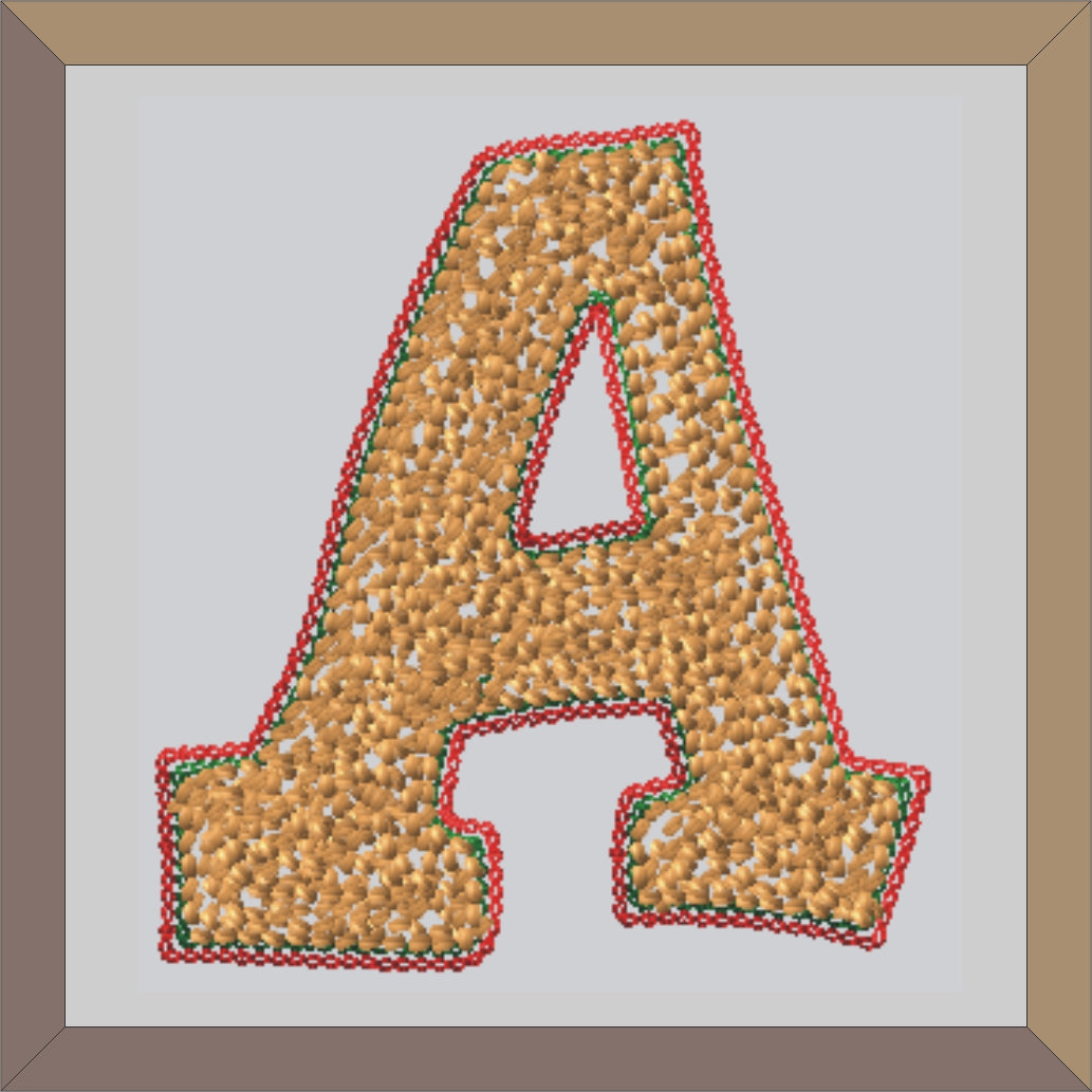 Chenille Crazy Letter Patches For Varsity Jackets - CB - 4 My Jacket