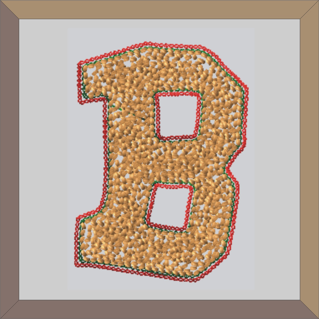 Chenille Crazy Letter Patches For Varsity Jackets - CB - 4 My Jacket