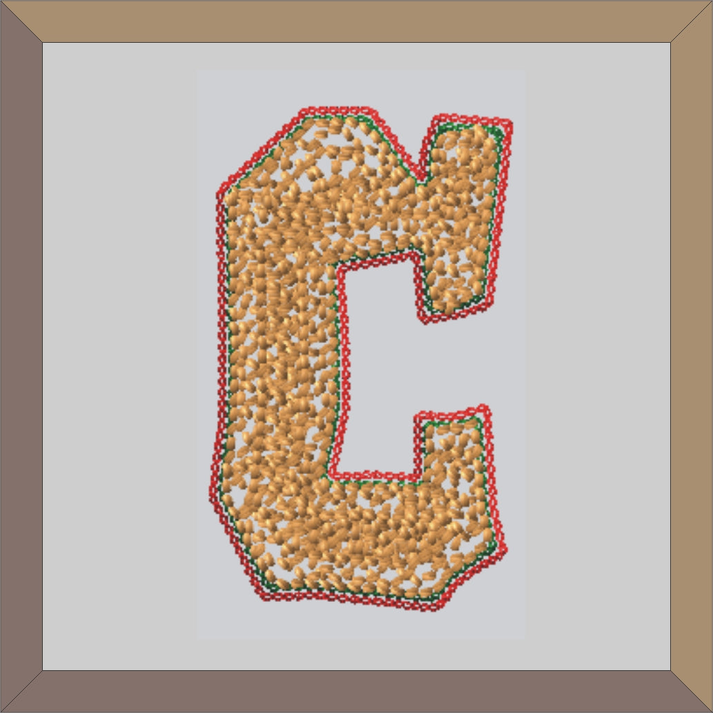 Chenille Crazy Letter Patches For Varsity Jackets - CB - 4 My Jacket