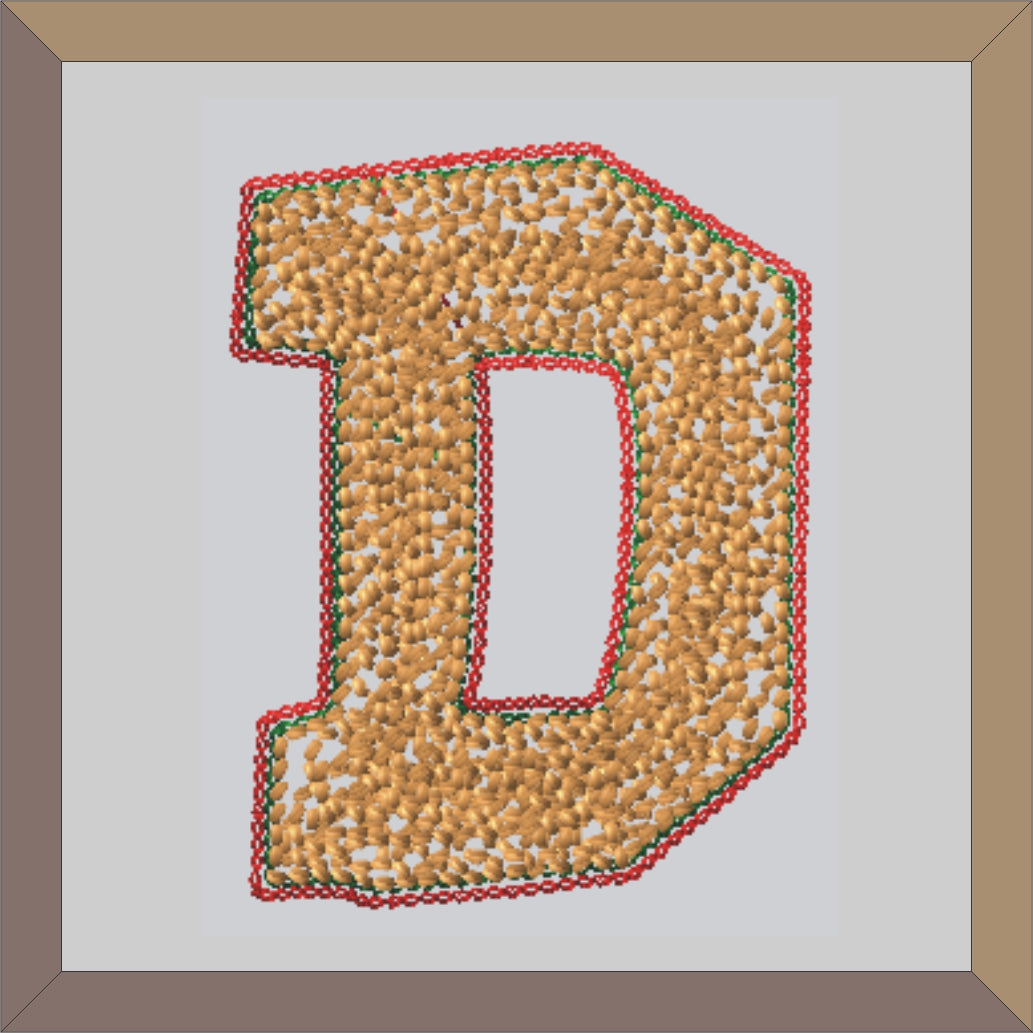 Chenille Crazy Letter Patches For Varsity Jackets - CB - 4 My Jacket