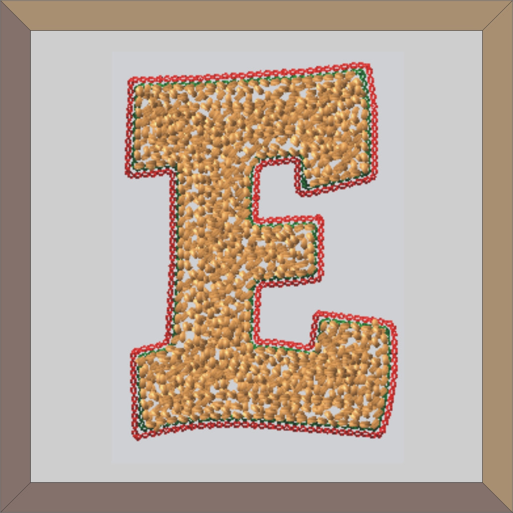Chenille Crazy Letter Patches For Varsity Jackets - CB - 4 My Jacket