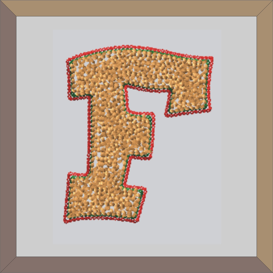Chenille Crazy Letter Patches For Varsity Jackets - CB - 4 My Jacket
