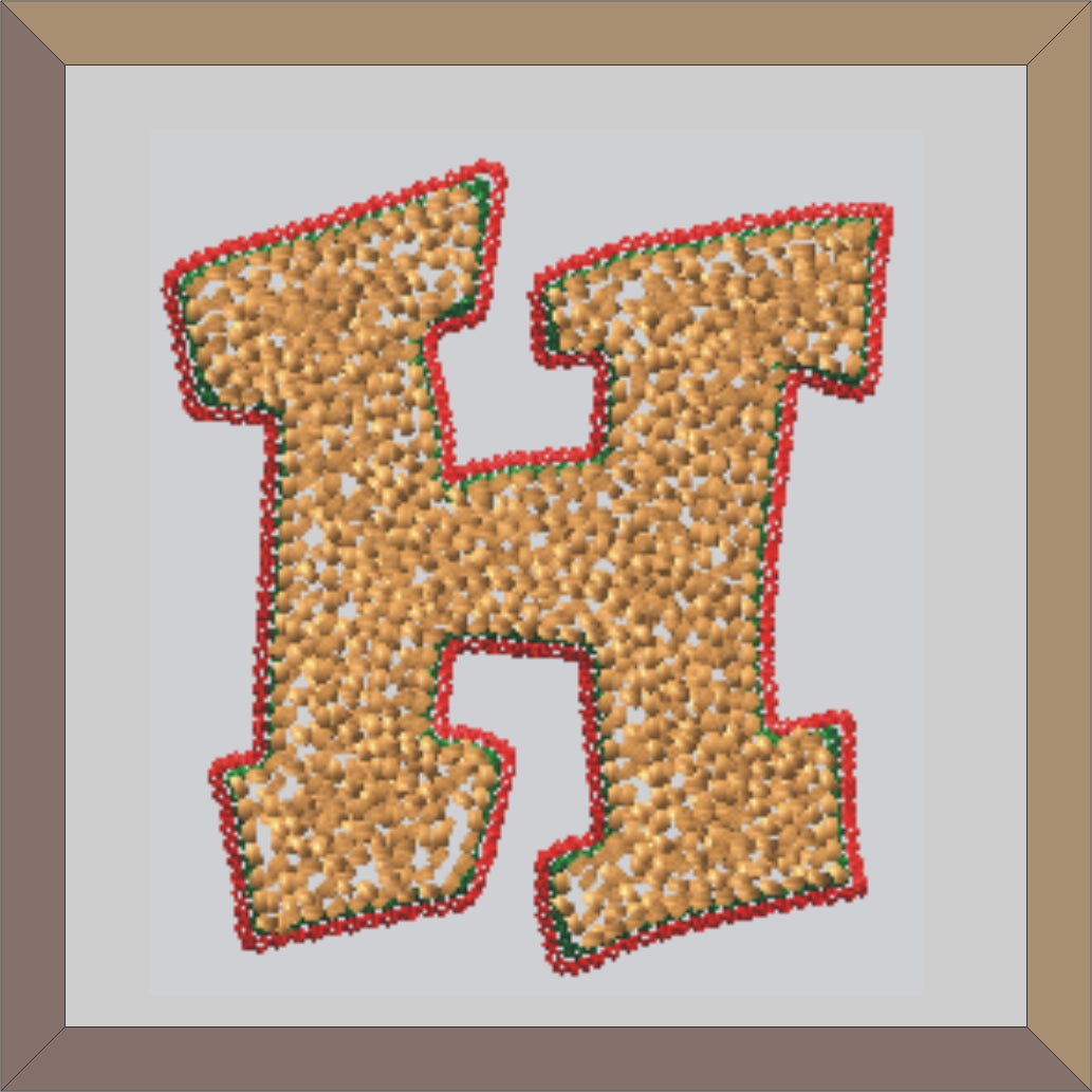 Chenille Crazy Letter Patches For Varsity Jackets - CB - 4 My Jacket