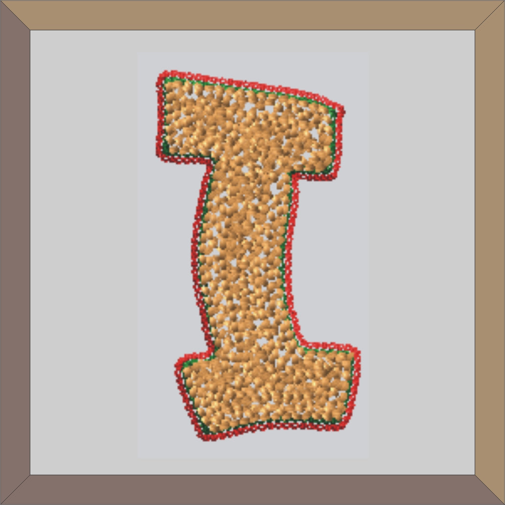 Chenille Crazy Letter Patches For Varsity Jackets - CB - 4 My Jacket