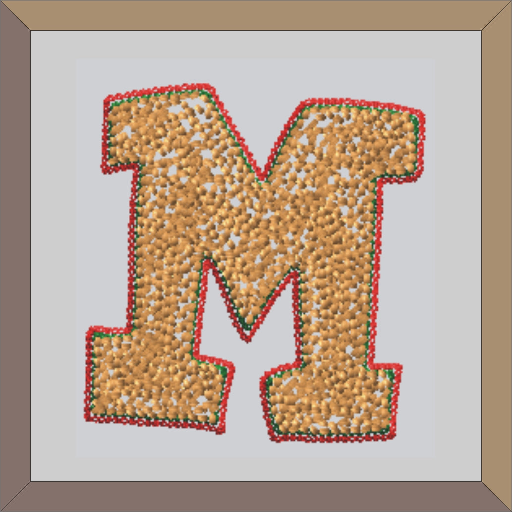 Chenille Crazy Letter Patches For Varsity Jackets - CB - 4 My Jacket