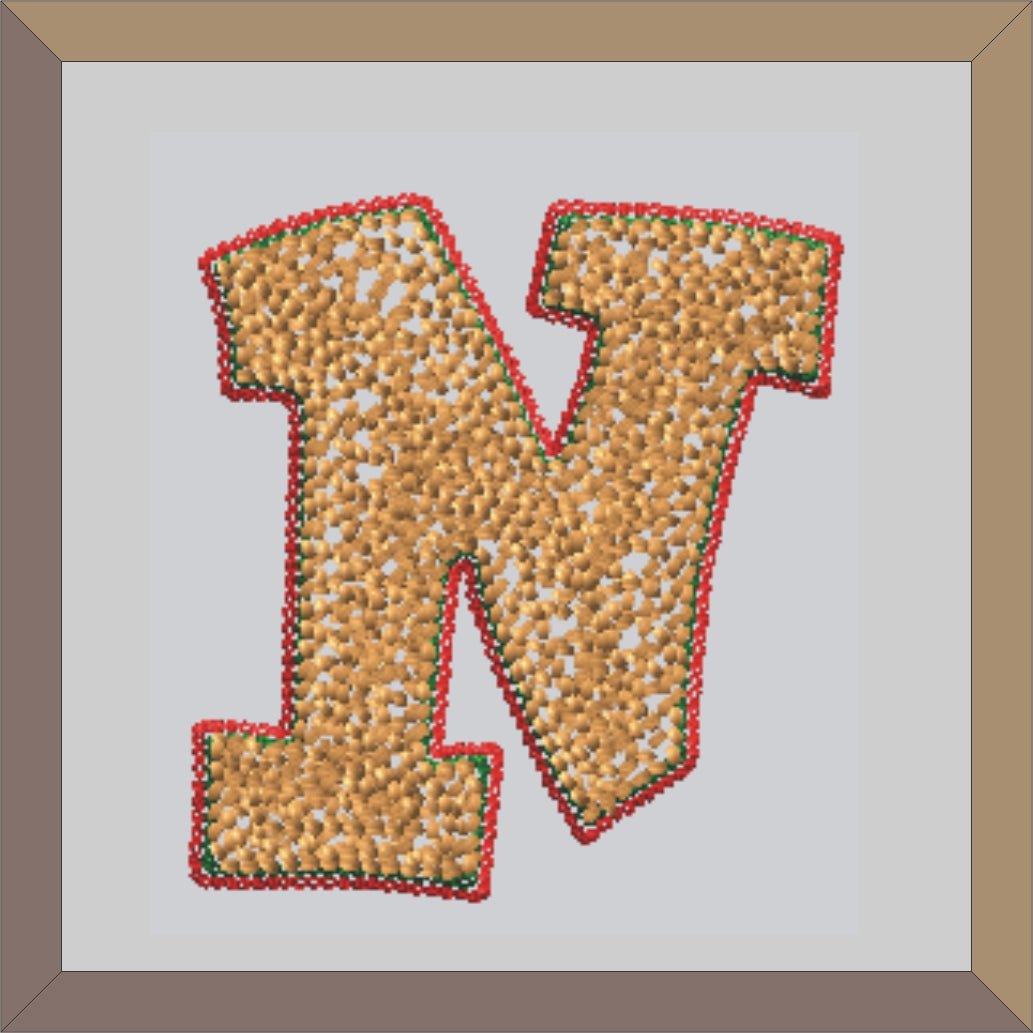 Chenille Crazy Letter Patches For Varsity Jackets - CB - 4 My Jacket