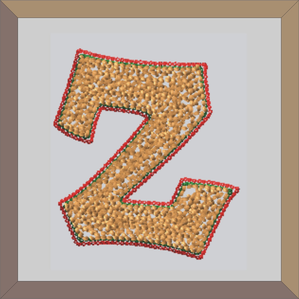 Chenille Crazy Letter Patches For Varsity Jackets - CB - 4 My Jacket