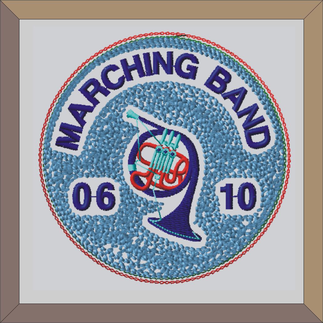 Chenille Band French Horn Letterman Jacket Patch P10240 - 4 My Jacket