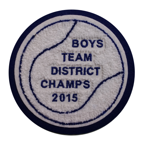 Chenille Tennis Ball Letterman Jacket Patch