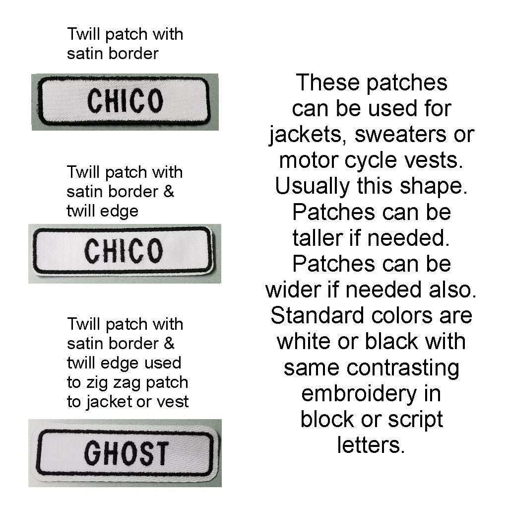 Vest Patch Styles