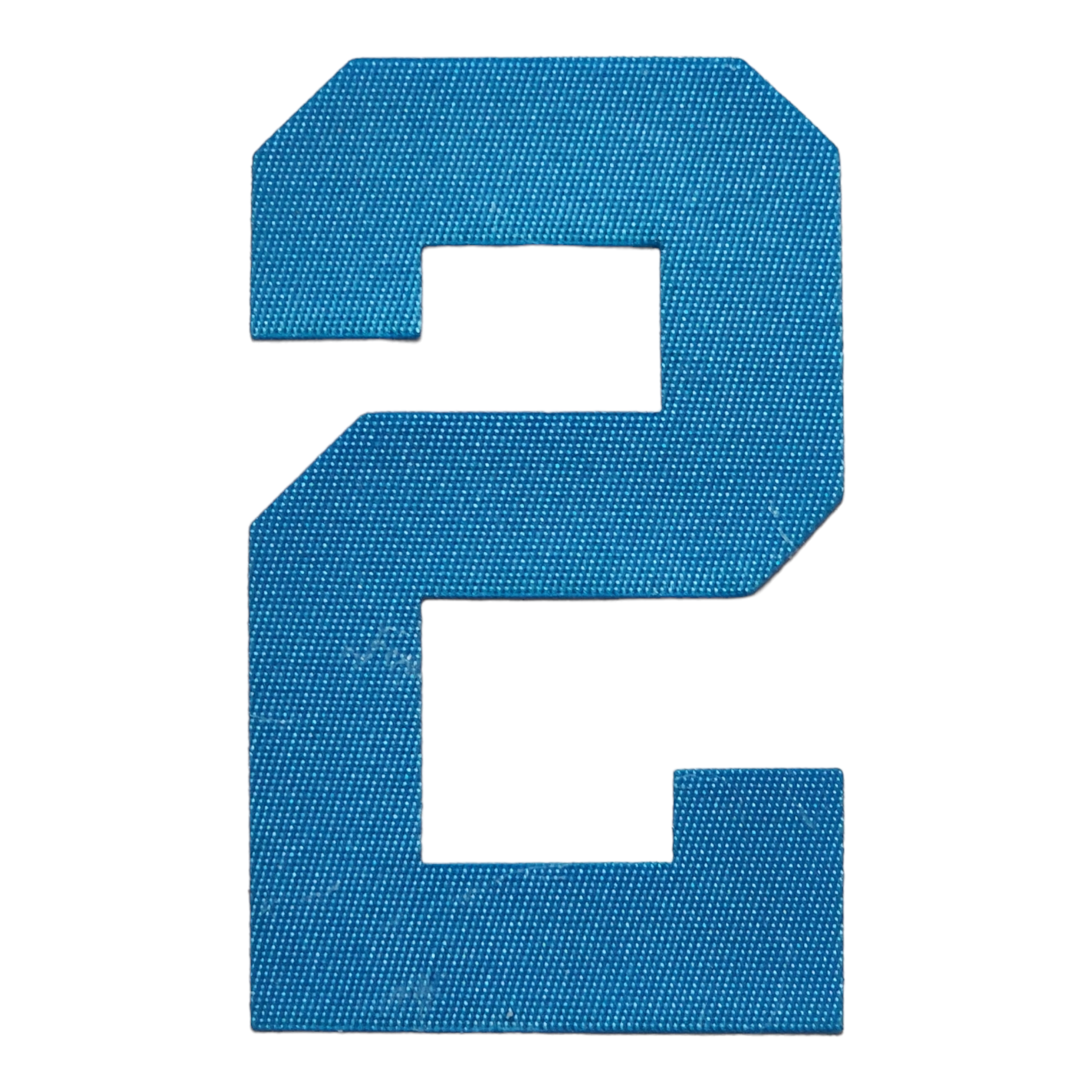 Single 3 inch tackle twill number 2