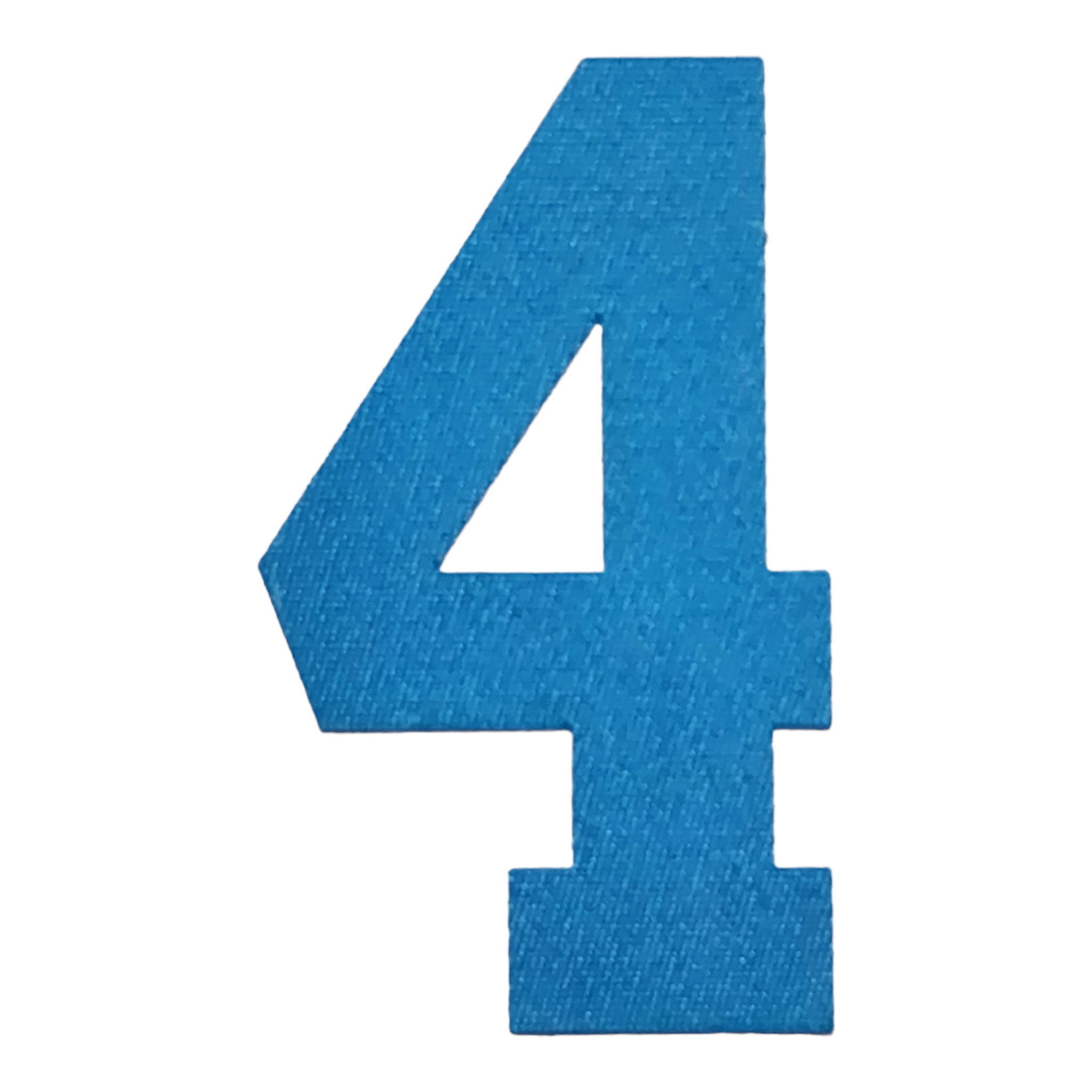 Single 3 inch tackle twill number 4