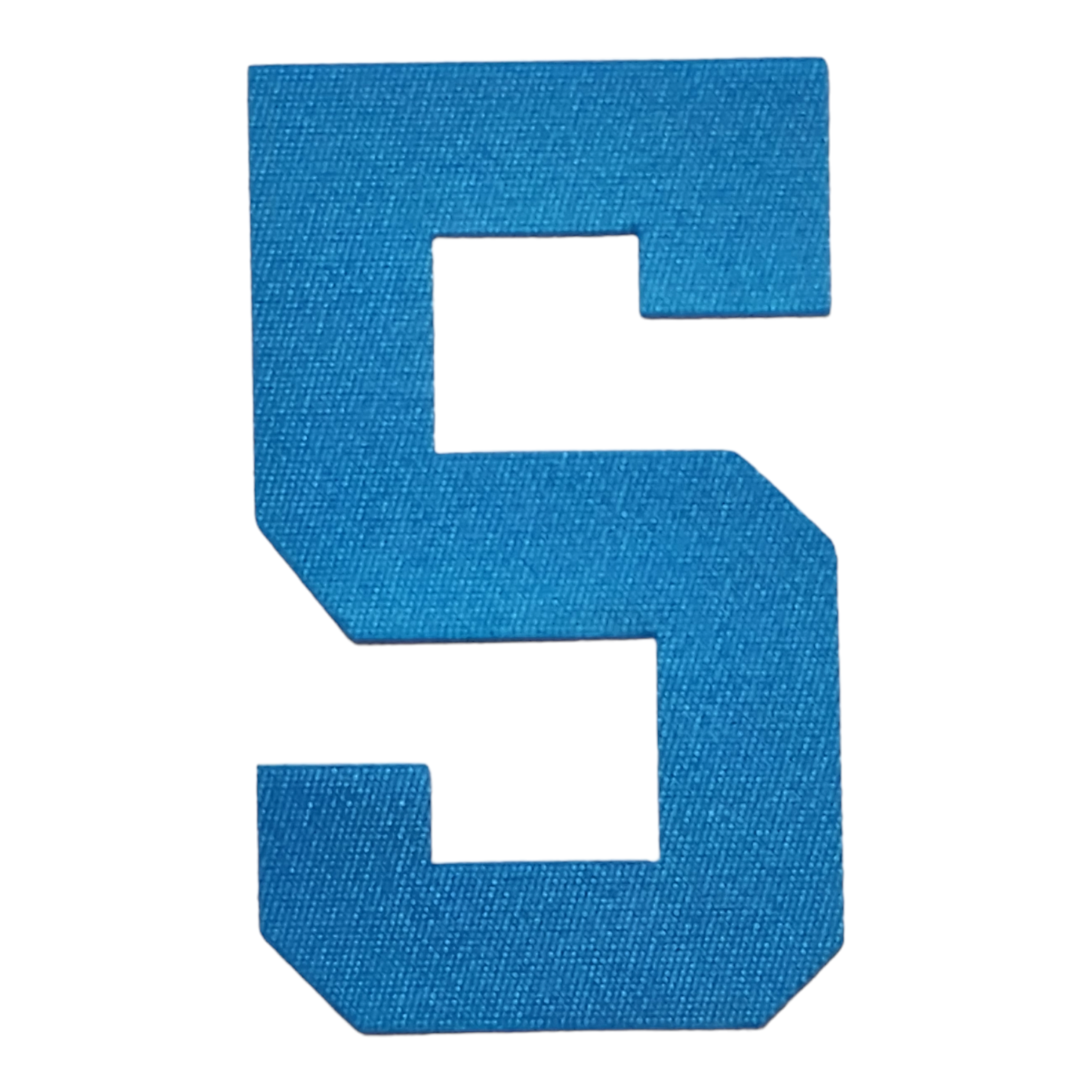 Single 3 inch tackle twill number 5