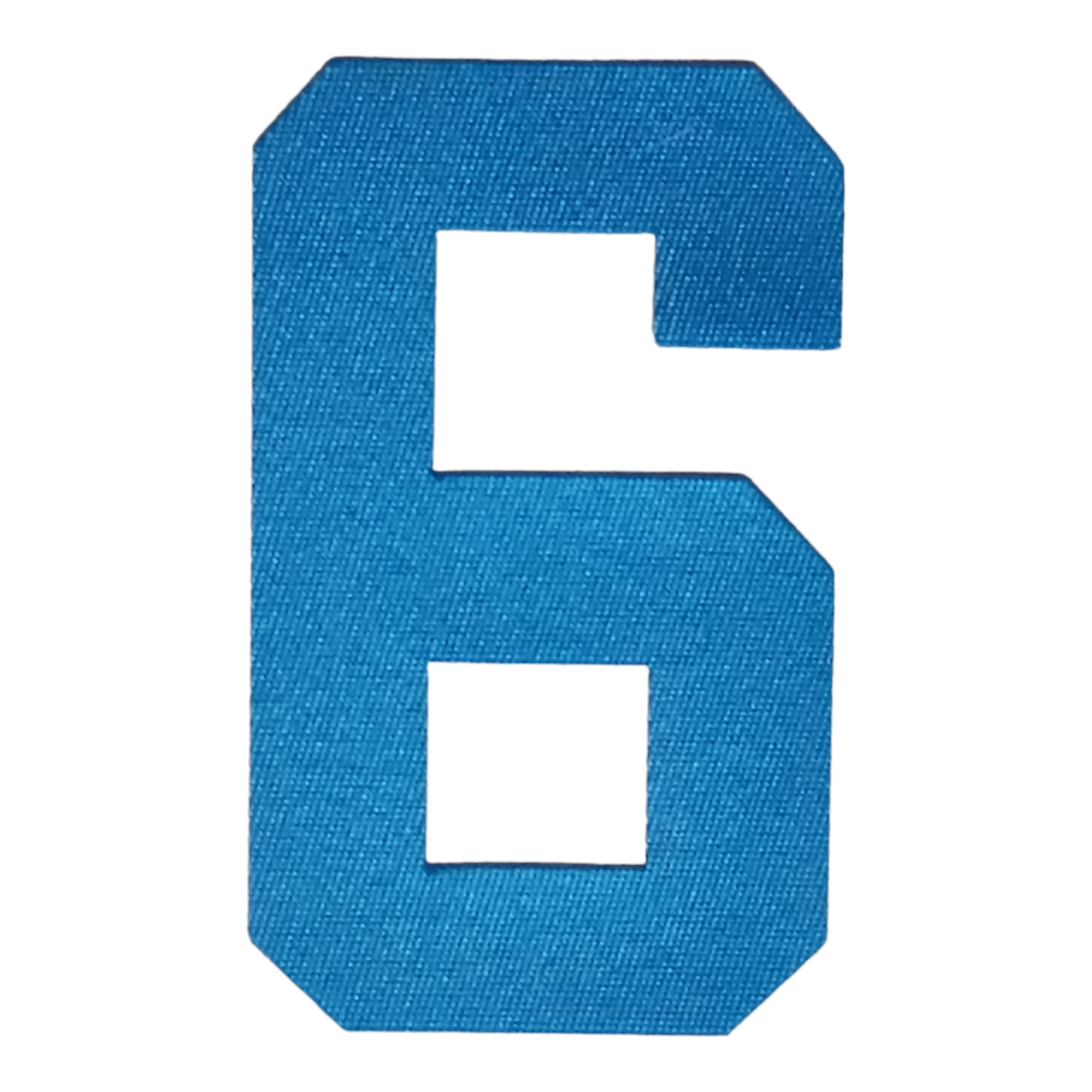 Single 3 inch tackle twill number 6