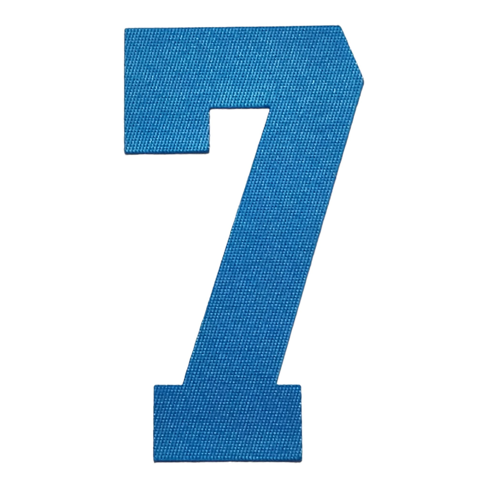 Single 3 inch tackle twill number 7