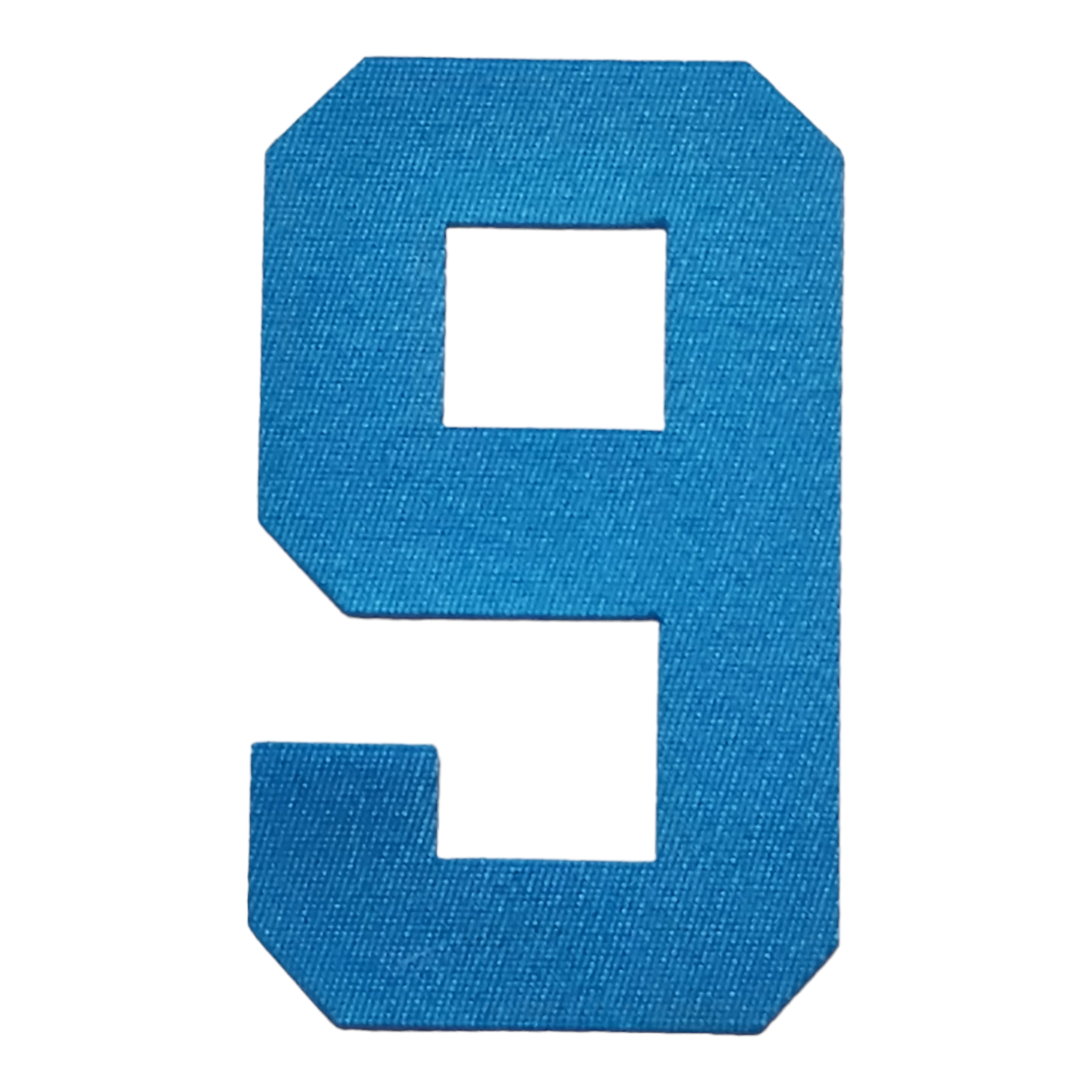 Single 3 inch tackle twill number 9