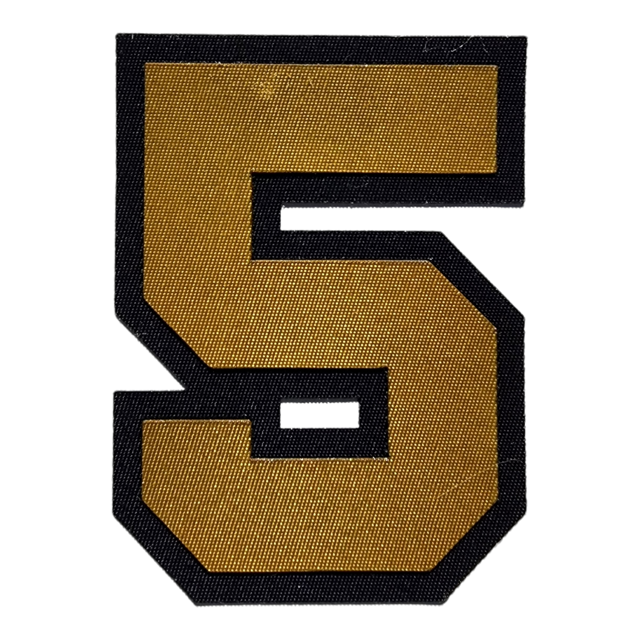 3 inch 2 color tackle twill number 0